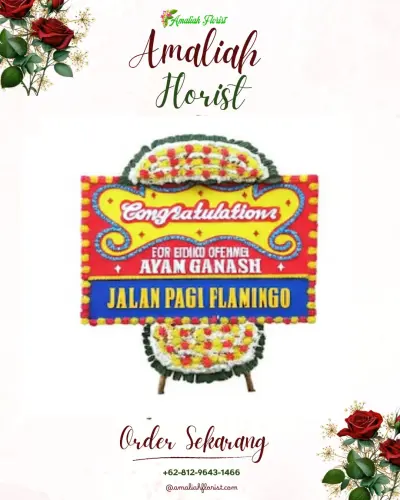 Bunga Papan Congratulation di Banyuurip